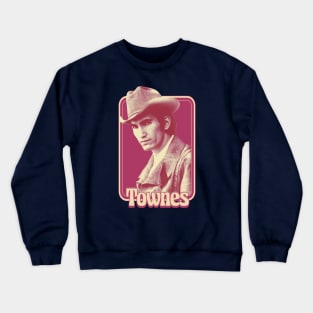 Townes Van Zandt RETRO Crewneck Sweatshirt